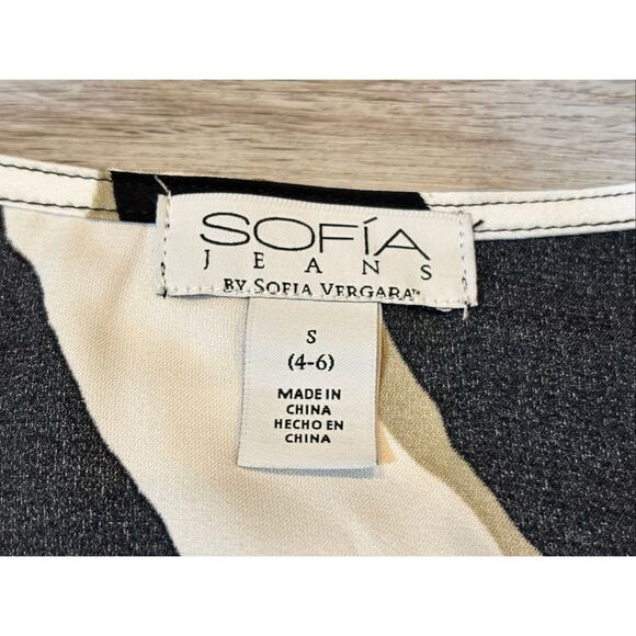 Sofia Vargara zebra print midi dress size S - Picture 7 of 13